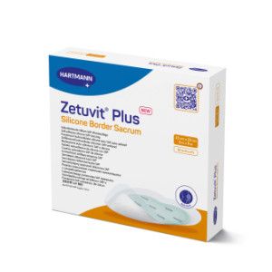ZETUVIT Plus Silicone Border Sacrum 23x23 cm
